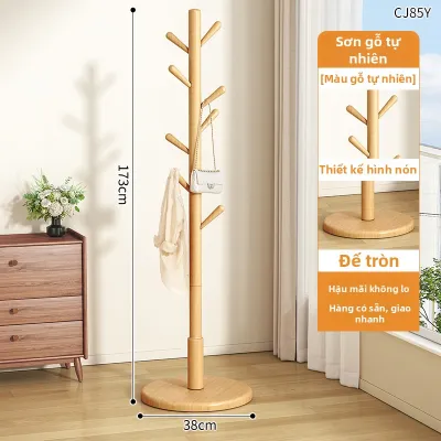 JIAJIESHI | Giá Đỡ Quần Áo Gỗ (Beech) Dùng Trong Nhà Đơn Giản