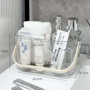 Handheld Water Draining Bathroom Storage Basket