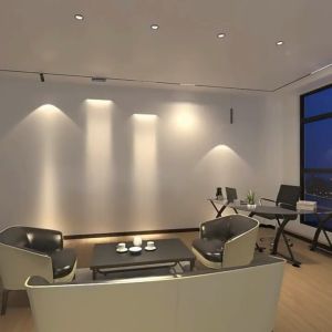 Magnetic Track Light System for Surface or Recessed Light Fittings and Recessed Surface Track