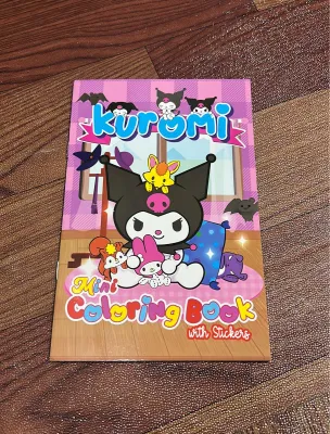 Mini Coloring Books With Sticker - Includes Kurumi Roblox and Minecraft Designs for Creative Fun