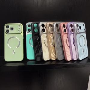 Ultra-thin Advanced Magnetic Phone Case for IPhone 17 16 Plus 15 14 13 Pro Max Precision Hole Protection Cover