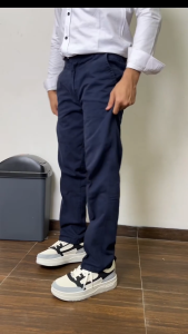 BROTHER HOOD Celana Panjang Chino Model Slim Reguler Bahan Kanvas Halus Kardinal Cream