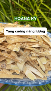 Hoàng kỳ thái lát túi 1kg trà hoàng kỳ khô phiến mỏng thơm sạch - Thảo Dược Tấn Phát