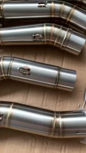 Motorcycle Full Exhaust Middle Pipe Slip On For Suzuki GSXR600 Gsxr700 Gsxr750 K6 K7 GSX R700 R750 R600 GSXR 600 750 2006 2007