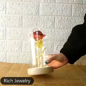 Eternal Rose Gift Box with LED Light: Perfect Mothers Day & Valentines Day Decorative Rose