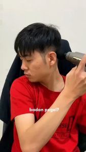 Massage Gun Alat Pijat Getar Elektrik 4in1 Rechargeable - Pistol Pijat Elektrik untuk Terapi Otot Jaringan Dalam