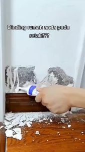 FREE SENDOK - Dempul Pasta Reparasi Dinding Tembok Penambal Lubang Retak Bocor Krim Wall Repair Crack