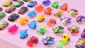 10Pcs Cute Mini Size Car Toys Pull Back Car For Kid Inertia Drive Car Cartoon Cars For Boys Lootbag Filler / Paninda