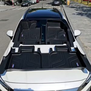 Vinfast VF7: Thảm lót sàn MAXXCAR cho xe VF7 nhựa TPE đúc nguyên khối 5D tràn viền cao cấp