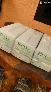 5 PACKS PRECUT TABLE NAPKIN - 1000 SHEETS per PACK - 1 PLY - Softness and Absorbency [KITCHEN OFFICE RESTAURANT]