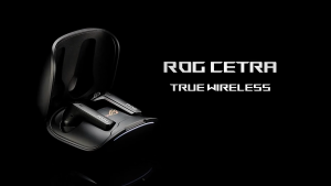 ASUS ROG CETRA TRUE WIRELESS GAMING EARBUDS HEADPHONES WITH LOW-LATENCY WIRELESS CONNECTION ANC UP TO 27-HOUR BATTERY WITH WIRELESS-CHARGING CASE IPX4 WATER RESISTANCE AND SUPPORT FOR EQ/VIRTUAL 7.1 VIA ARMOURY CRATE
