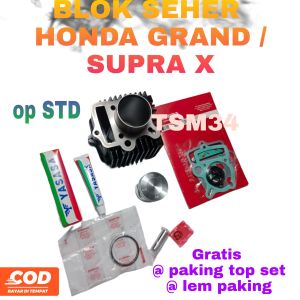 blok seher blok seker grand bonus paking top set dan lem paking / blok komplit seher grand / Supra x / Supra / win 100 / KTM / astrea / hokaido ( KEV - GN5 )