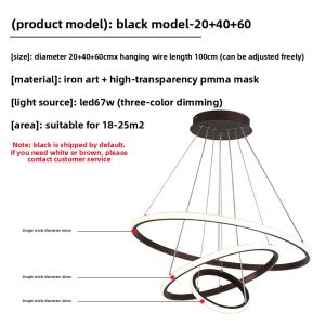 MR.LAMP | Modern Minimalist 3-Head Dining Room Pendant Light