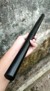 Tongkat Toya Kayu Kelor Hitam Asli Panjang 50 cm