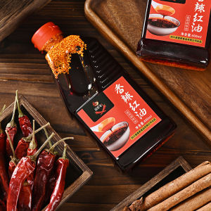 Spicy Red Oil Seasoning Sauce for Mixed Vegetables Cold Noodles Dumplings Home And Commercial Use 400ml Bottle from Sichuan