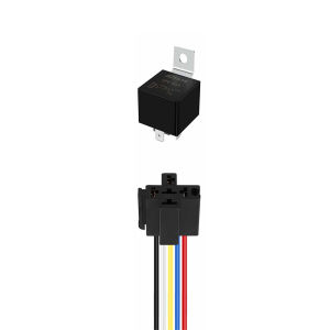 5 PIN 12V Relay with Harness 40AMP 12 Volt Relay Automotive Relays with Relay Socket and Wiring Harness SPDT Relay Switch