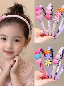 Anti-slip No-tighten Heart-shaped Childrens Headband