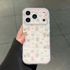 SENBO | Cute Strawberry Cat Full-Protective Case for iPhone 17 ProMax