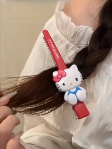 1 Hellowkitty กิ๊ฟติดผมคลิปการ์ตูนของขวัญนักเรียนสำหรับสาวๆกิ๊ฟคาดผมกิ๊บติดผมม้า