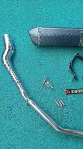 Full system Akraphovic with rouser 135 stainless steel (51mm)