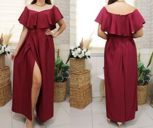 Claudette Maxi Collection – All Occasions | Bridesmaids Entourage Minimalist Gown Elegant Floorlength Modern Plus Size Simple Formal | All Sizes | Neoprene