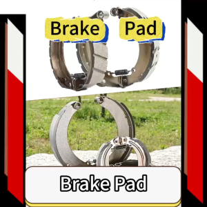 Thickened Wear 130/160 Trike Brake Shoes Reliable Brake Pads for Electric Tricycle Brake Components