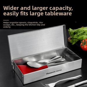 DIHUANTUO | Stainless Steel Covered Chopsticks Box