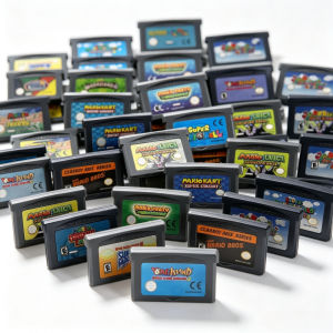 Bandai | Mari0 Series Game 32 Bit Handheld Game Card Classic Compatible With GBA Console Super Racing & Adventure Game Card