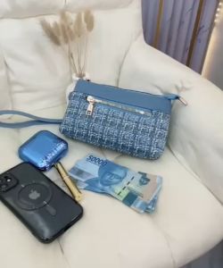 KINANTI Dompet pouch dompet panjang wanita muat hanpond