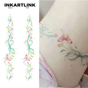 สติกเกอร์รอยสักชั่วคราว INKARTLINK กันน้ำ พิมพ์สี สไตล์ศิลปะ สำหรับงานปาร์ตี้ ทำเองได้