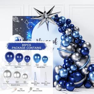 New Blue Macaron Balloon Set For Party Decorations