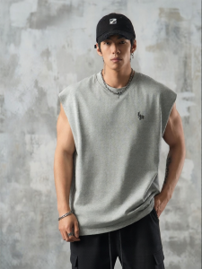 LUJIAMEN | Mens Loose Fit Cotton Cooling Tank Top