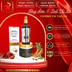BỘ TÁI TẠO DA LINH CHI ĐỎ ( Tái tạo_mụn_nám_tàn nhang)