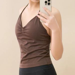 Seamless Buttock Lifting Yoga Set V-Neck Sports Bra High-Waist Tights