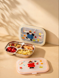 Onlycook | Hộp Cơm Chống Khuẩn Có Khuôn Phân Cách