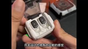 Bluetooth Earphone Wireless Charging Earbuds Bluetooth Capsule Mecha Design Headset Desktop Phone Holder Headphones