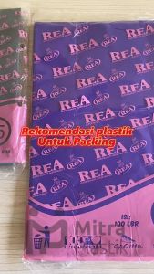 Plastik HD Tanpa Plong 15x22 REA Kantong Kresek Packing Online Shop Tebal Bungkus Paket Silver
