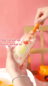 Nước súc rữa bình sữa Wesser dạng gói 500ml Nhập khẩu hàn quốc