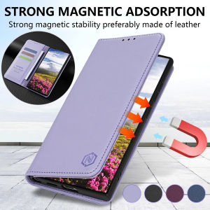 Wallet Skin friendly Card Slot Magnetic Flip Leather Case For Samsung Galaxy S26 Ultra S25 Plus S24 FE A07 A17 A26 A36 A56 Cover