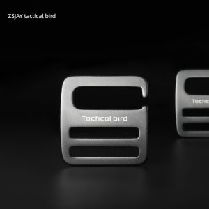 Tactical Aluminum Alloy Buckle Ultra-Thin Nylon Belt Hook Fastener Sports Style Waist Belt Clasp for Men And Women