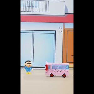 ️现货️ReadyStocks Balody Sin Chan building blocks toys 贝乐迪 蜡笔小新 21194 街景 场景 微世界 儿童 拼装 积木 玩具 摆件 模型