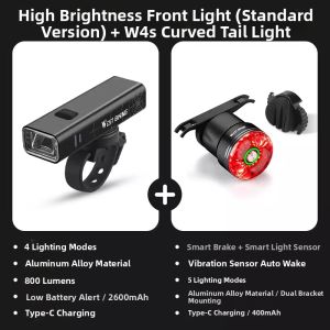 West Biking | Night Cycling Front Rear Lights