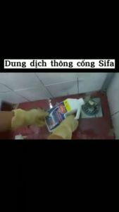 CHẤT THÔNG BỒN CẦU SIFA CHÍNH HÃNG dung dịch thông tắc hố xí nước xử lý wc toilet nghẹt tắc nghẽn thông cống ống thoát nước LOTA SHOP