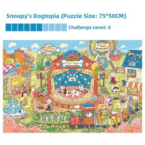 MAODETIANKONGZHICHENG | Lovely Dogs High-Aesthetics Jigsaw Puzzles 1000 Pieces