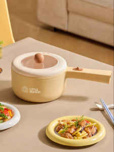 [China Plug Adapter Needed]LITTLE PUMPKIN | Dorm Suitable Mini Multifunctional Electric Cooker