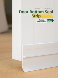 LECAN | Soundproof Windproof Water-resistant Anti-cockroach Self-adhesive Security Door Bottom Seal Strip
