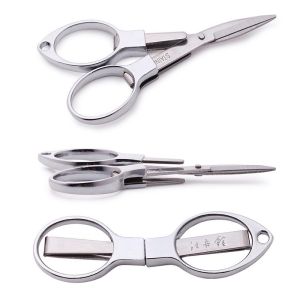 Kéo xếp cao cấp nhỏ gọn- Kéo gấp gọn mini thép không gỉ