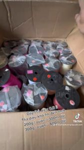 Dây thả diều dây dù 0.8 li thả diều mini khổ 1m đến 1m9 quay đầu bao ngon bao xịn nhiều màu ( random màu )