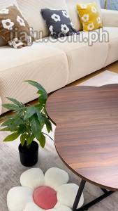 Nordic Style Coffee Table Center Table Elegant Flower Shape Table Waterproof Living Room Coffee Table Leisure Table