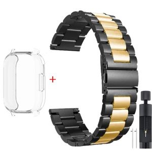 Case+Luxury Metal Straps For Redmi Watch 5 Active TPU Soft Cases For Xiaomi Redmi Watch 5 Lite Stainless Steel Watchband Correas